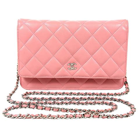 chanel pink leather wallet|Shop Chanel Wallets on Chain .